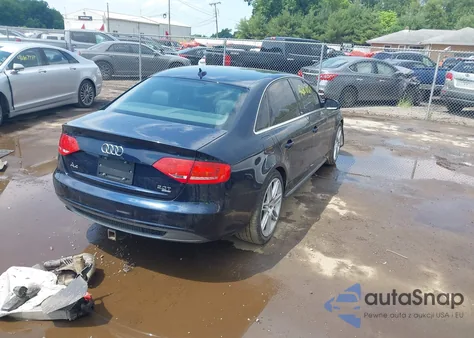 2011 Audi A4 2.0T Premium from USA, damaged, VIN WAUMFAFL1BN052389